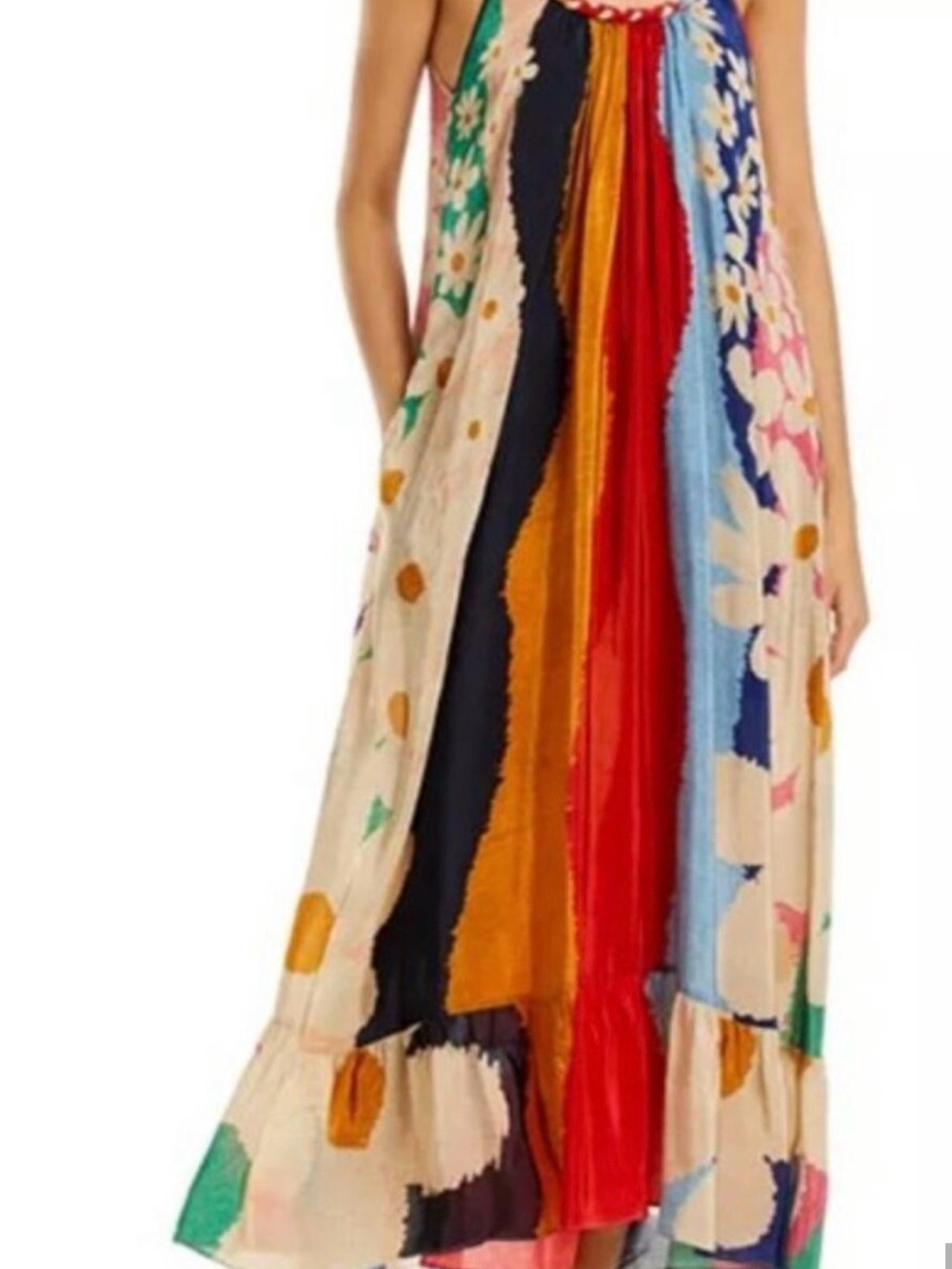 Farm Rio Super Fun Daisy Maxi Dress
